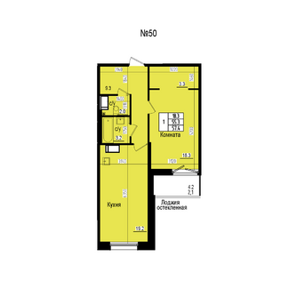 Однокомнатная №50